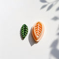 Floral Leaf Polymer Clay Cutter – 3D Printed Botanical Cutter