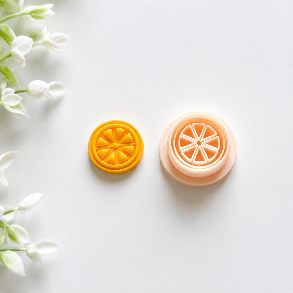 Lemon Polymer Clay  Fruit Earring Cutter