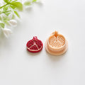 Pomegranate Polymer Clay Fruit Cutter