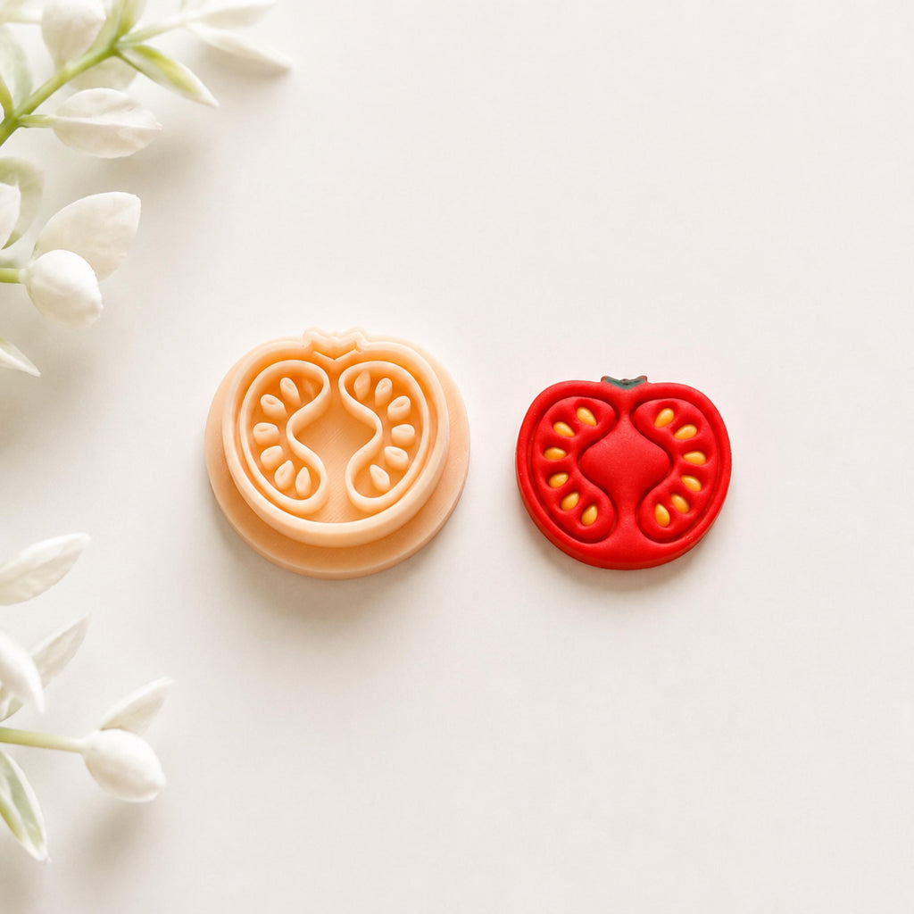 Tomato Slice Polymer Clay Food Cutter