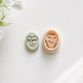 Mama Imprint Polymer Clay Oval Cutter